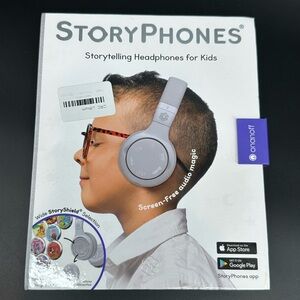 StoryPhones Gray Headphones for Kids
